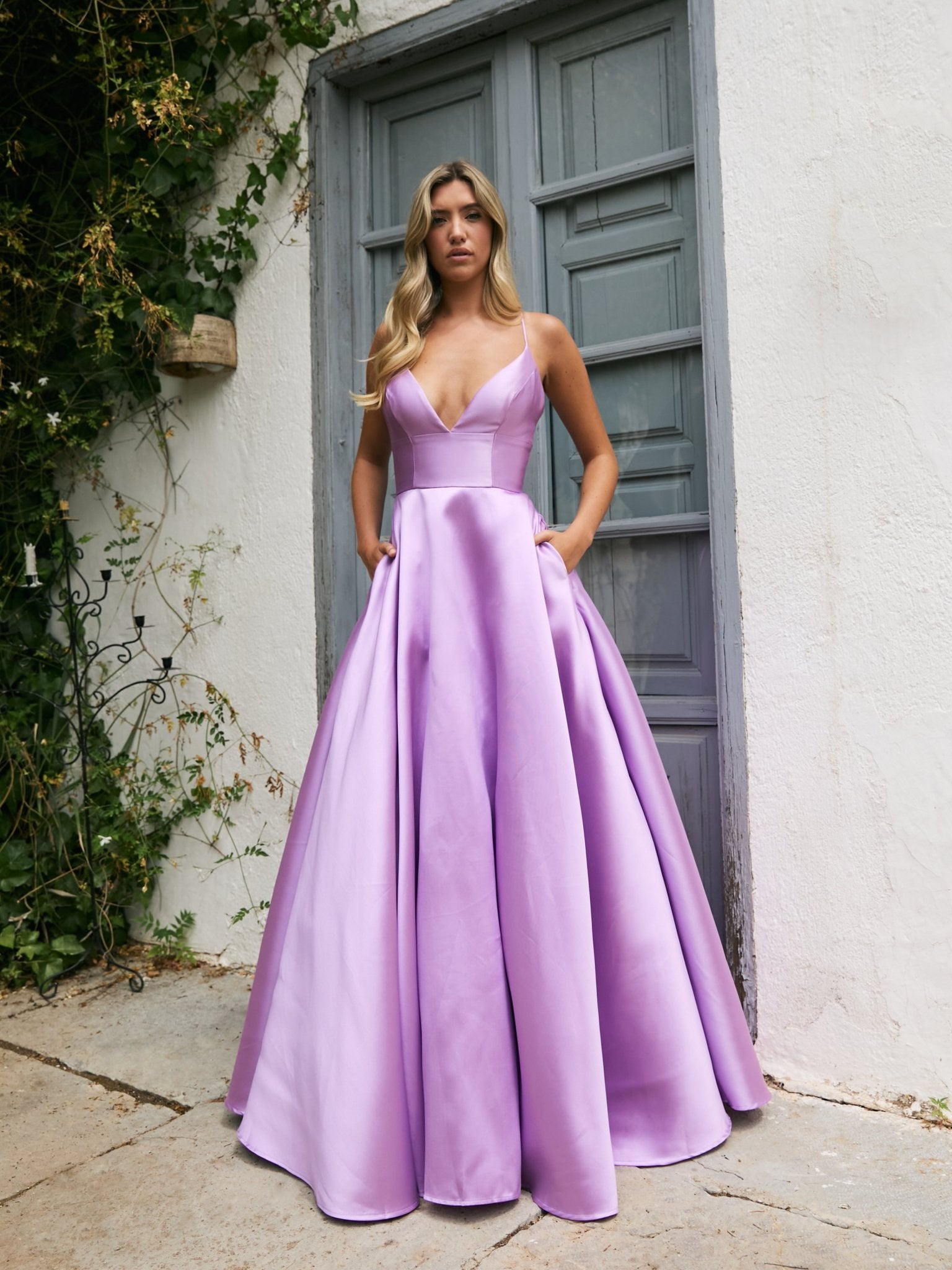 Fiona Lilac Sweetheart Ball Gown