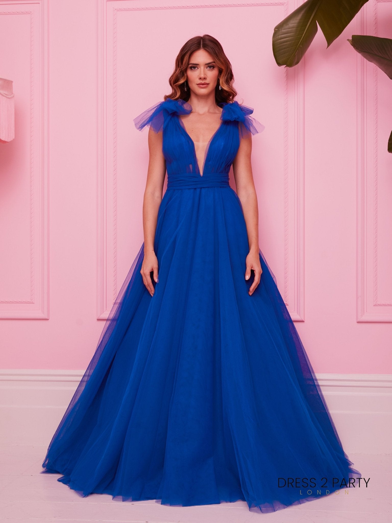 Melania - Royal Sophisticated Shoulder Detail Dress