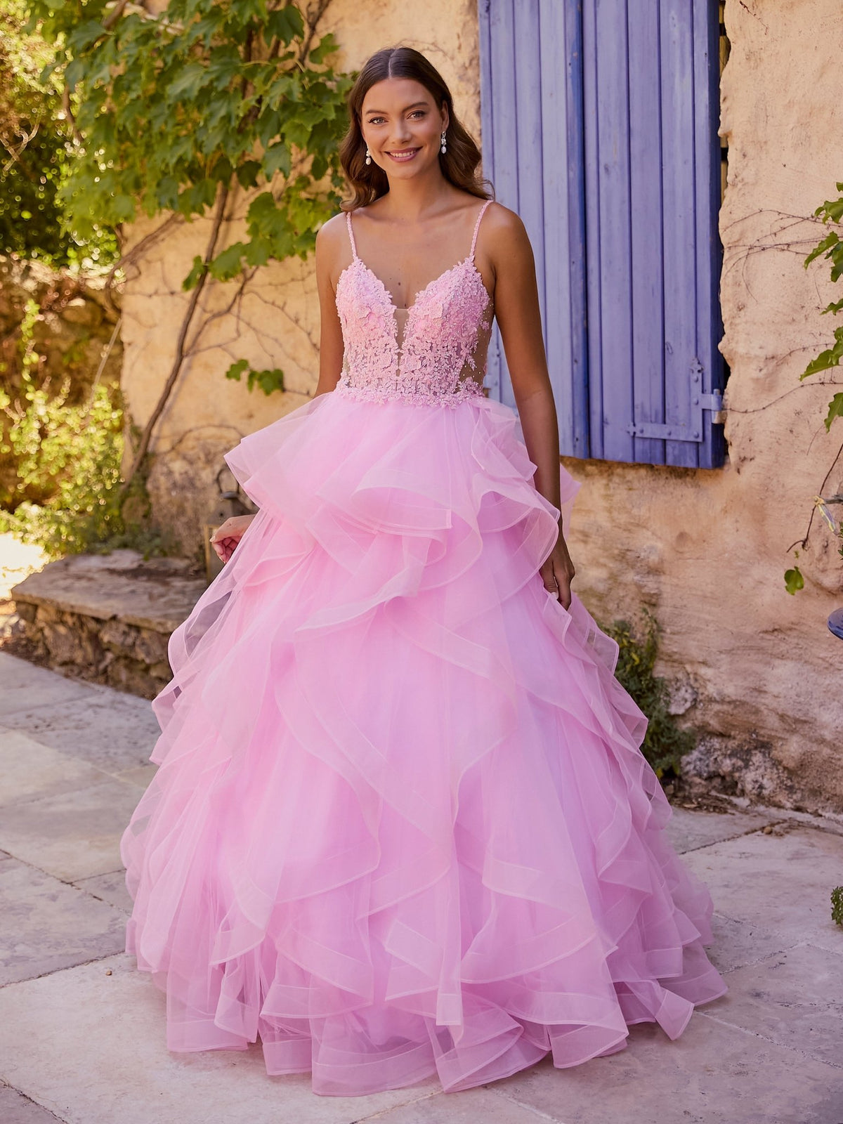 Valentina - Light Pink Prom Dress