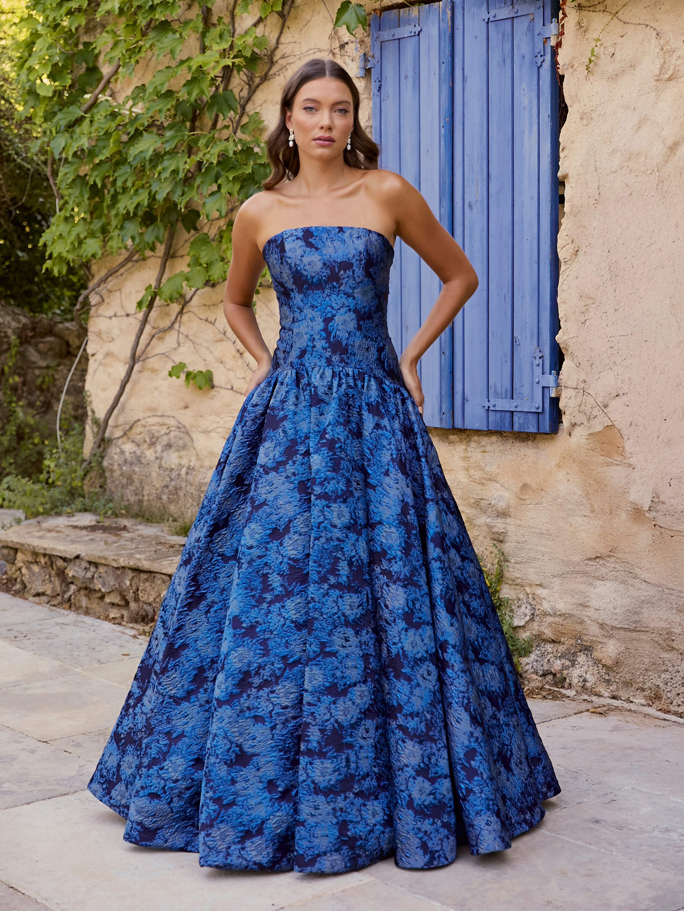 Luna (Clara jacquard) - Navy