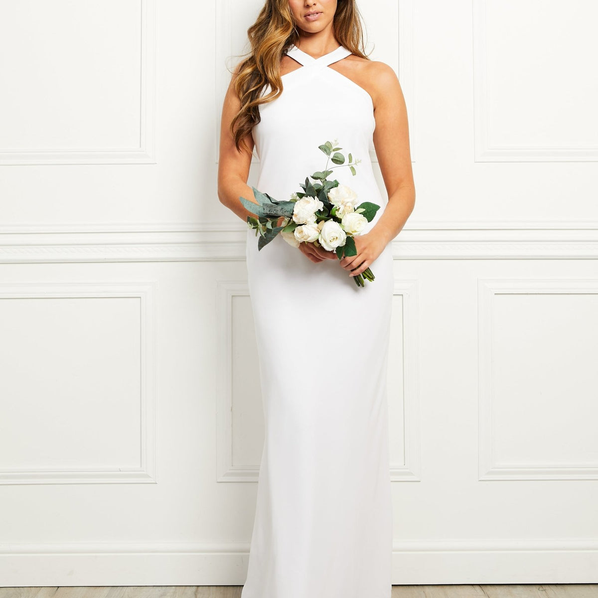 Alysia - White White / US6 UK10 Bridesmaid Dress by Sisterhood Bridesmaids