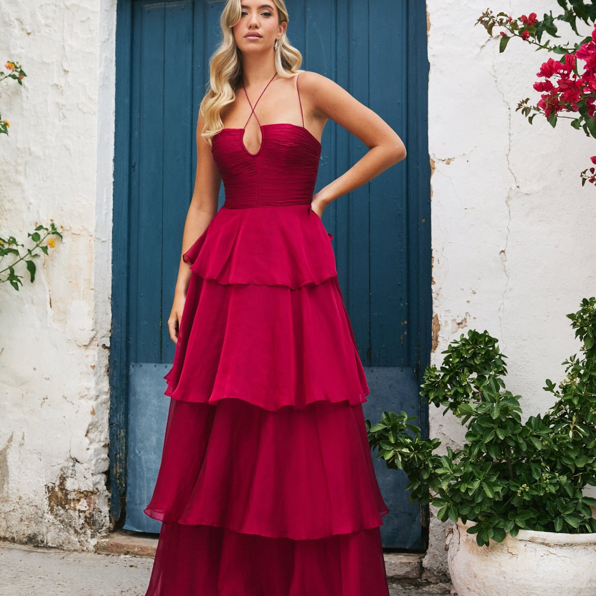 chloe prom dress CHLOE DIDN'T COME TO PROM SHE CAME TO MAKE HISTORY. Draped in elegance, covered in sparkle, and designed to command every room she walks into. Chloe turned heads and