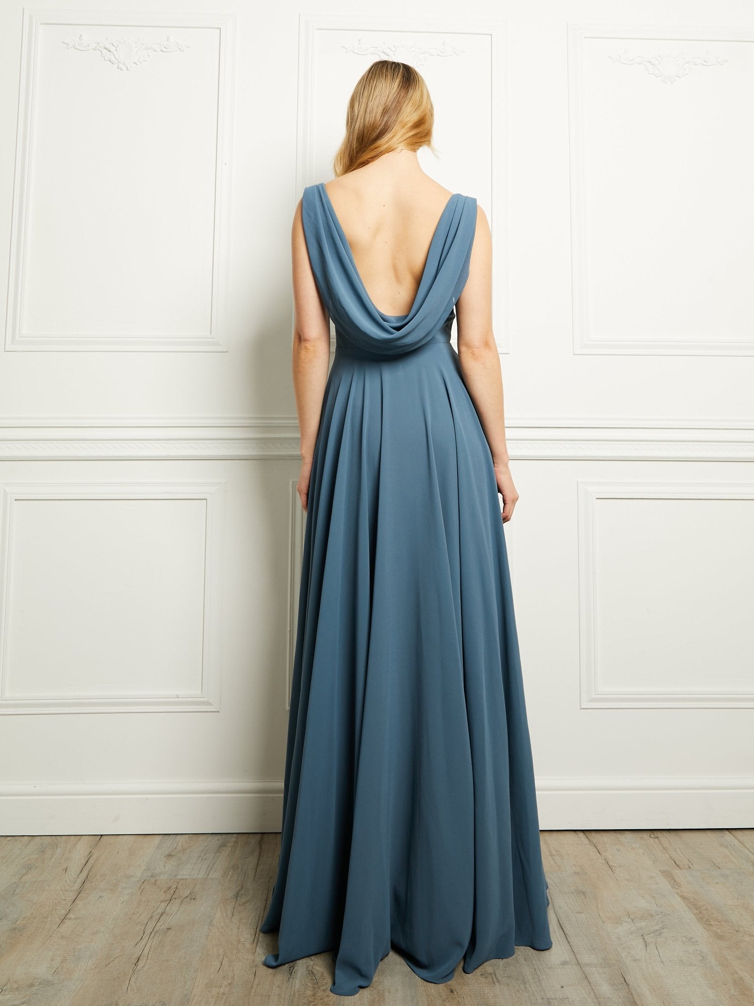 Cressida - Steel Blue - Dress 2 Party