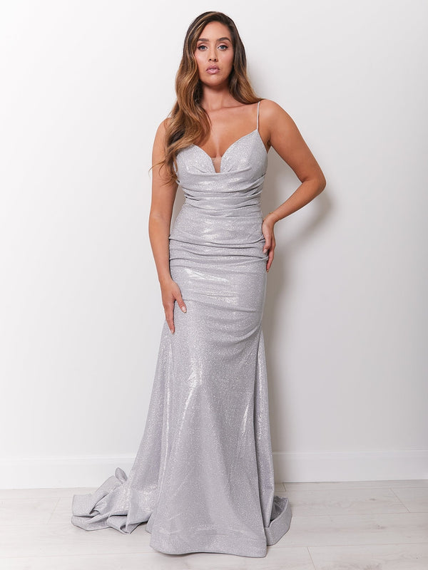 Diana - Silver - Dress 2 Party