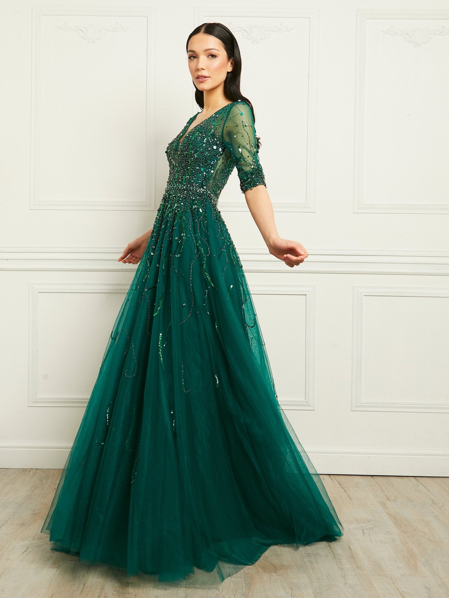 Gabriella - Emerald - Dress 2 Party