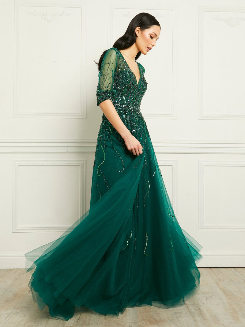 Gabriella - Emerald - Dress 2 Party