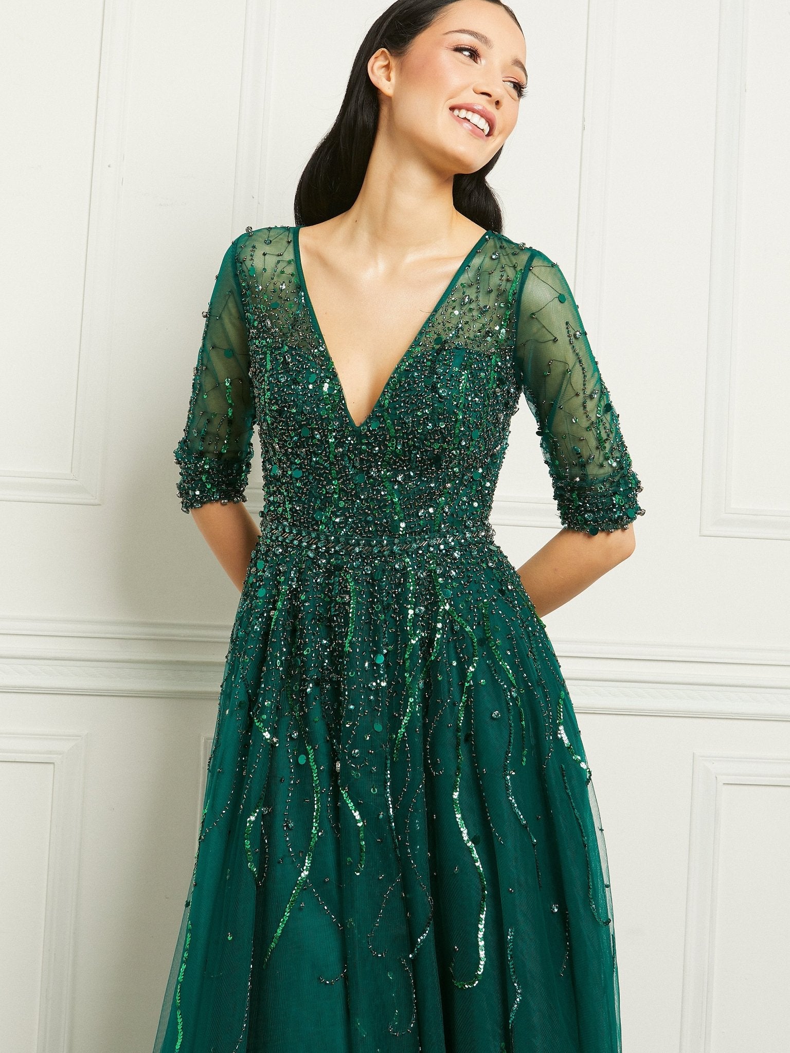 Gabriella - Emerald - Dress 2 Party