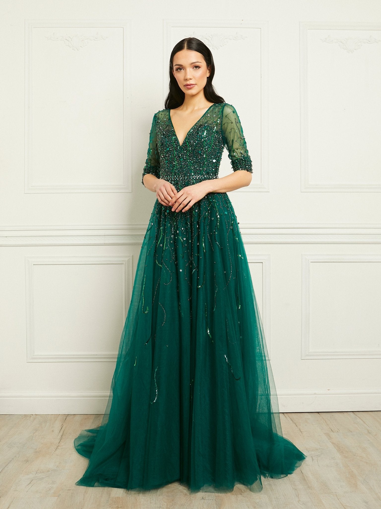 Gabriella - Emerald - Dress 2 Party