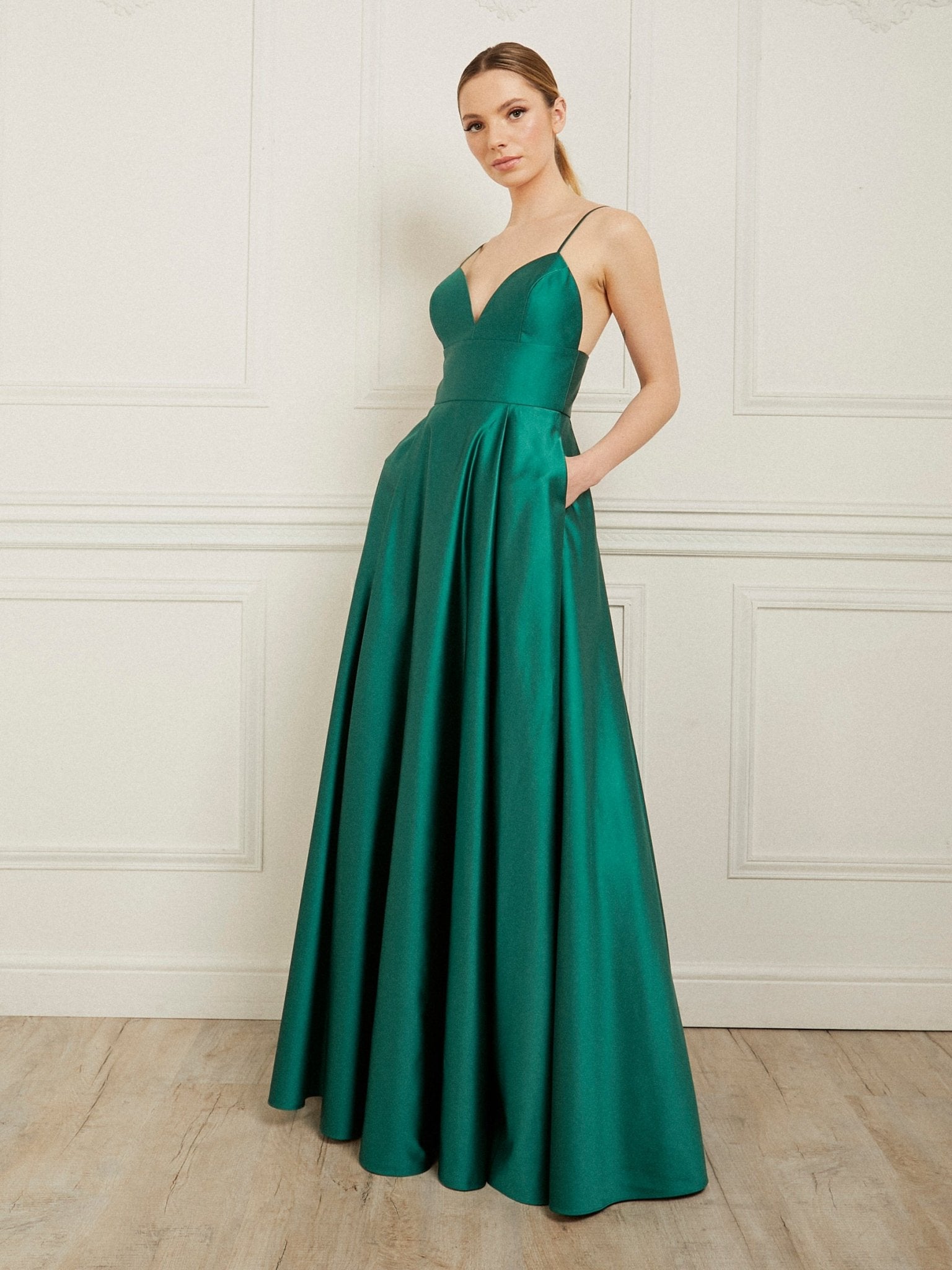 iris prom dresses Lady Black Tie - Iris Gown - Blue - A-line Soft Chiffon Print Dress