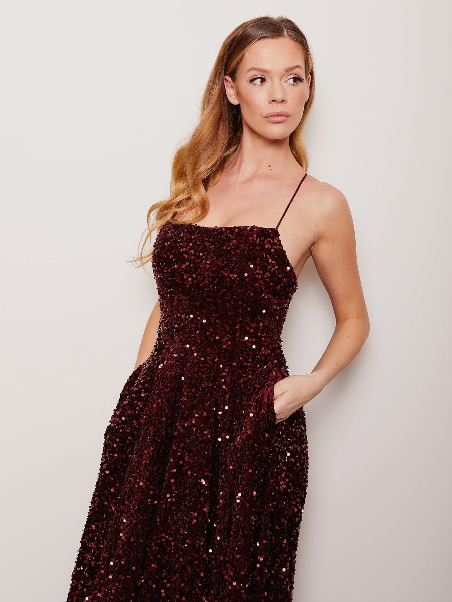 Molly - Wine - Dress 2 Party