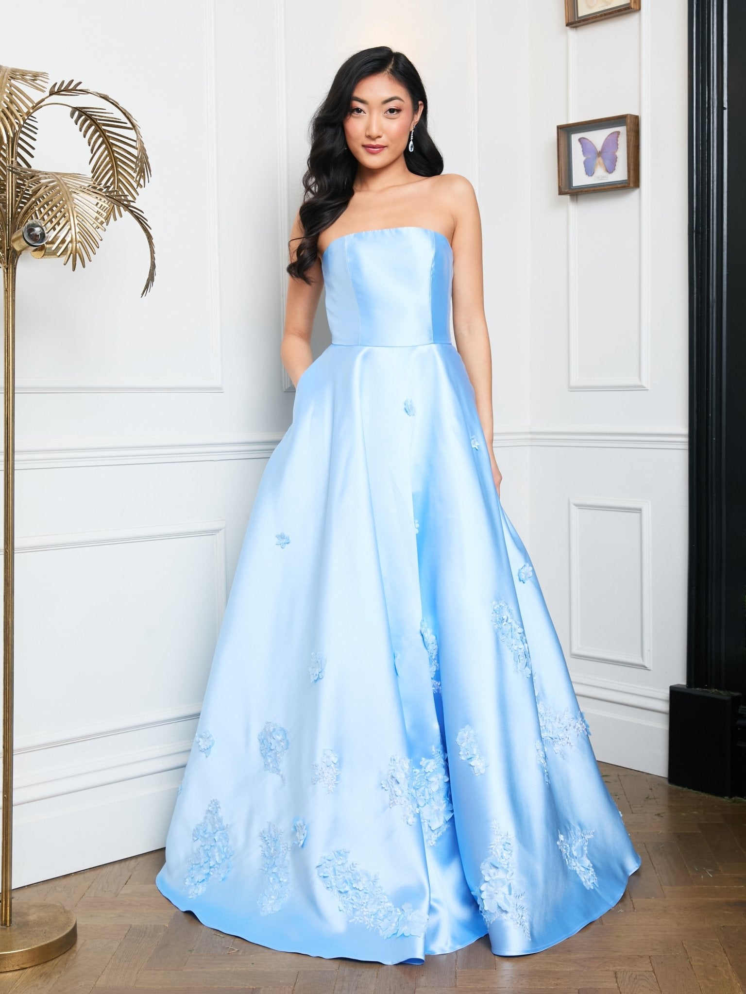 Sasha Flowers - Light Blue - Dress 2 Party