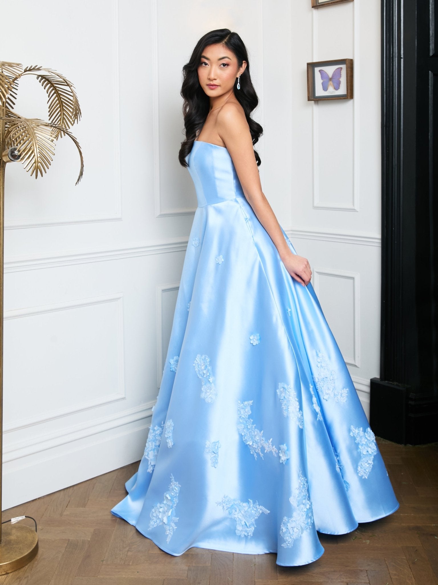Sasha Flowers - Light Blue - Dress 2 Party