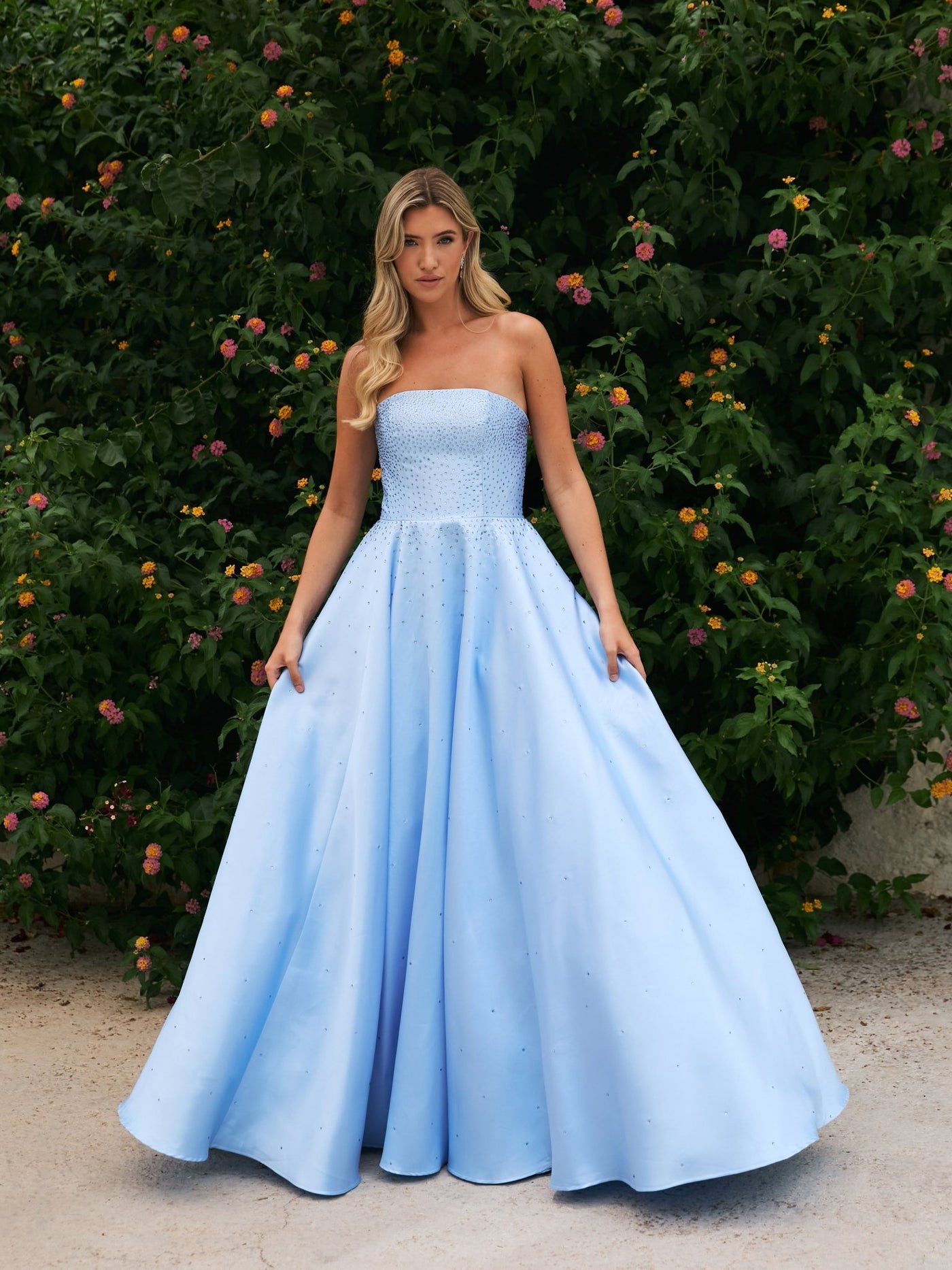 Summer dress light blue shop