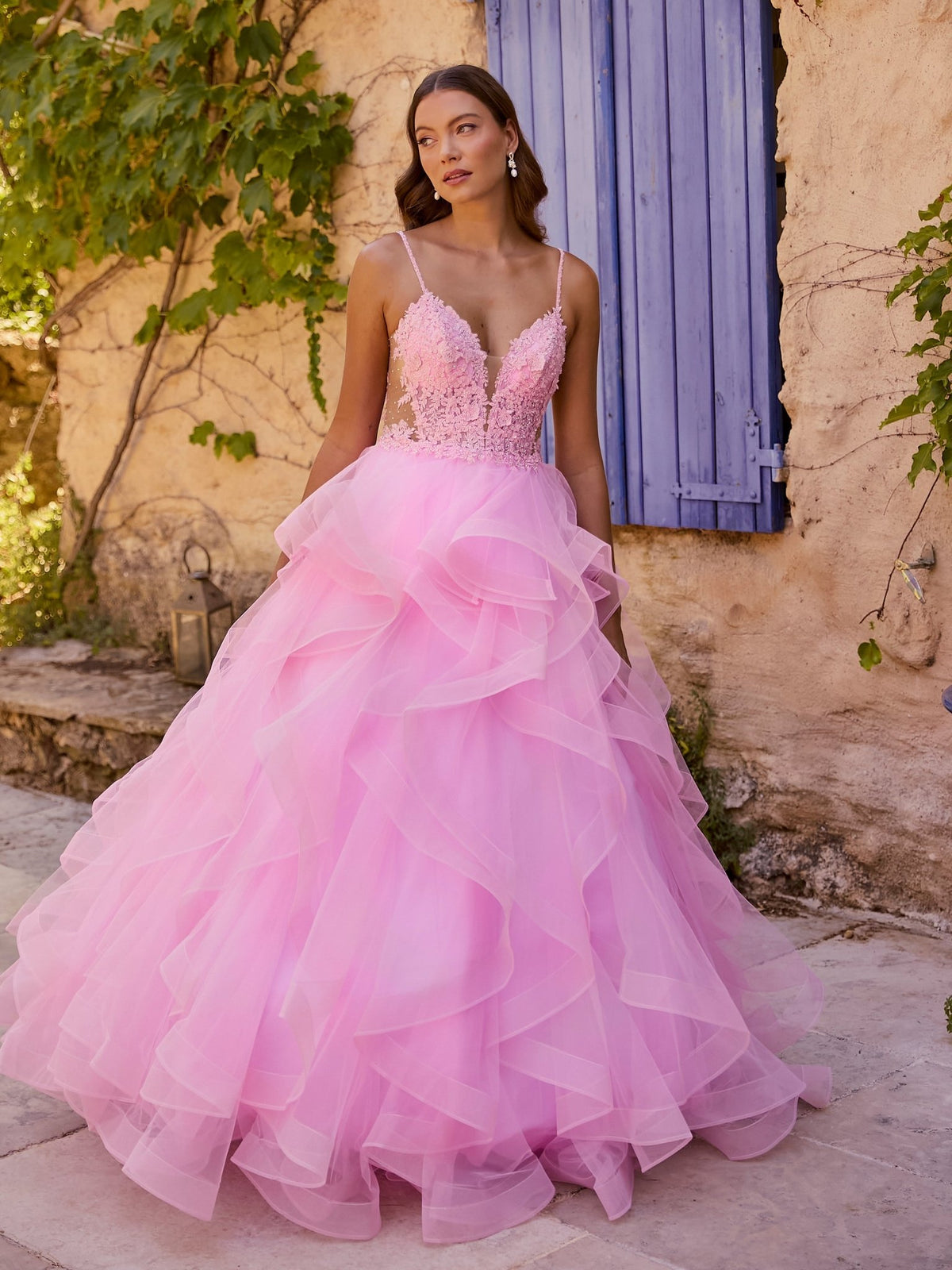 Valentina - Light Pink Prom Dress