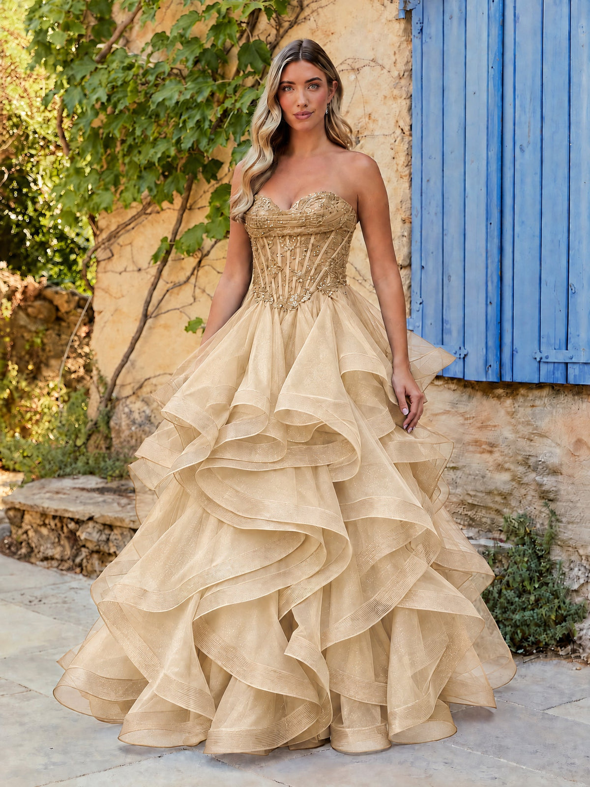 WILLOW - GOLD - Dress 2 Party